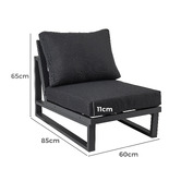 Ever Dreaming Living 5 Seater Helena Outdoor Modular Sofa Set