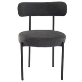 Ever Dreaming Living Sebastian Boucle Dining Chairs