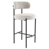 Ever Dreaming Living 66cm Sebastian Boucle Barstools
