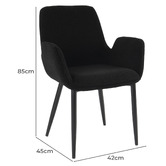 Ever Dreaming Living Luella Teddy Dining Chairs