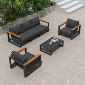 Ever Dreaming Living 5 Seater Helena Outdoor Modular Sofa Set
