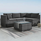 Ever Dreaming Living 4 Seater Shepard Outdoor Lounge &amp; Coffee Table Set