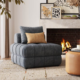 Ever Dreaming Living Ella 76cm Boucle Lounge Chairs
