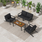 Ever Dreaming Living 4 Seater Olvera Outdoor Lounge Set