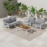 Ever Dreaming Living 4 Seater Olvera Outdoor Lounge Set