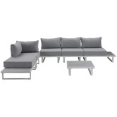 Ever Dreaming Living 5 Seater Kat Outdoor Modular Sofa Set