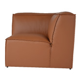 Ever Dreaming Living Massey 5 Seater Leather Chaise Lounge Set