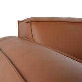Ever Dreaming Living Massey 5 Seater Leather Chaise Lounge Set