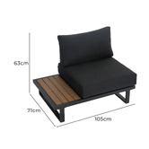 Ever Dreaming Living 5 Seater Kat Outdoor Modular Sofa Set