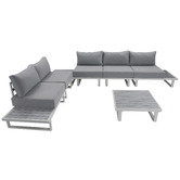 Ever Dreaming Living 5 Seater Kat Outdoor Modular Lounge Sofa Set