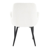 Ever Dreaming Living 6 Seater Kamala Sherpa Dining Table &amp; Chair Set