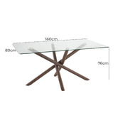 Ever Dreaming Living 6 Seater Calix Boucl&eacute; Dining Table &amp; Chair Set