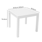 Ever Dreaming Living Garvey Extendable Outdoor Dining Table