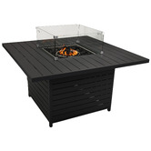 Ever Dreaming Living 135.5cm Brinley Aluminium Outdoor Gas Patio Heater Table