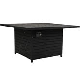 Ever Dreaming Living 135.5cm Brinley Aluminium Outdoor Gas Patio Heater Table