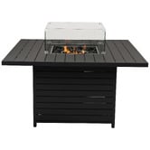 Ever Dreaming Living 135.5cm Brinley Aluminium Outdoor Gas Patio Heater Table
