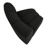 Ever Dreaming Living Laurent 4 Seater Curved  Boucle Sofa