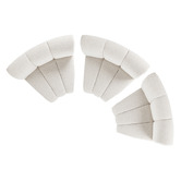 Ever Dreaming Living Laurent 4 Seater Curved  Boucle Sofa