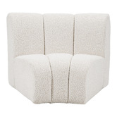 Ever Dreaming Living Laurent 4 Seater Curved  Boucle Sofa