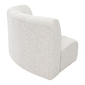 Ever Dreaming Living Laurent 4 Seater Curved  Boucle Sofa