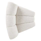 Ever Dreaming Living Laurent 4 Seater Curved  Boucle Sofa