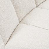Ever Dreaming Living Laurent 4 Seater Curved  Boucle Sofa