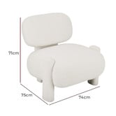 Ever Dreaming Living Assia Upholstered Accent Chair