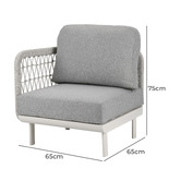 Ever Dreaming Living 5 Seater Guillaume Outdoor Modular Lounge Set