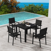 Ever Dreaming Living Garvey Extendable Outdoor Dining Table
