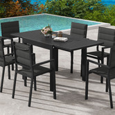Ever Dreaming Living Garvey Extendable Outdoor Dining Table