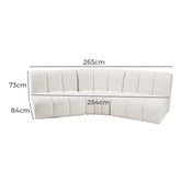 Ever Dreaming Living Laurent 4 Seater Boucle Modular Sofa