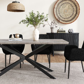 Ever Dreaming Living Zurvan Faux Marble Dining Table