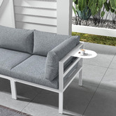 Ever Dreaming Living Robbie Aluminium Outdoor Armchair Tray Table