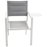 Ever Dreaming Living Robbie Aluminium Outdoor Armchair Tray Table