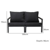 Ever Dreaming Living 4 Seater Olvera Outdoor Lounge Set
