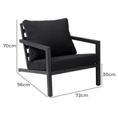 Ever Dreaming Living 4 Seater Olvera Outdoor Lounge Set