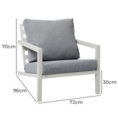 Ever Dreaming Living 4 Seater Olvera Outdoor Lounge Set
