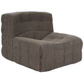 Ever Dreaming Living 2 Piece Newland Compressed Accent Chair &amp; Ottoman Set