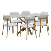Ever Dreaming Living 6 Seater Estrada Dining Table &amp; Chair Set