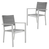 Ever Dreaming Living White Jennie Outdoor Dining Chairs