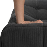 Ever Dreaming Living 2 Piece Newland Compressed Accent Chair &amp; Ottoman Set