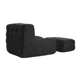 Ever Dreaming Living 2 Piece Newland Compressed Accent Chair &amp; Ottoman Set