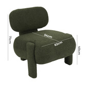 Ever Dreaming Living Assia Upholstered Accent Chair