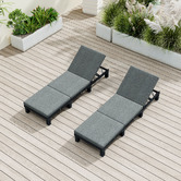 Ever Dreaming Living Zaiden PE Wicker Sun Lounge