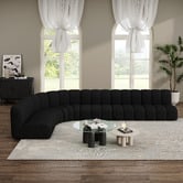 Ever Dreaming Living Laurent 6 Seater Boucle Modular Sofa