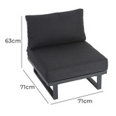 Ever Dreaming Living 5 Seater Kat Outdoor Modular Lounge Sofa Set