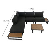 Ever Dreaming Living 5 Seater Kat Outdoor Modular Sofa Set