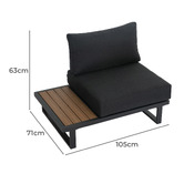 Ever Dreaming Living 5 Seater Kat Outdoor Modular Sofa Set