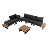 Ever Dreaming Living 5 Seater Kat Outdoor Modular Lounge Sofa Set