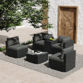 Ever Dreaming Living 4 Seater Amelia Outdoor Lounge Set